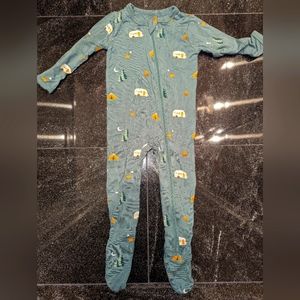 Kyte Baby Zippered Footie (Camp)